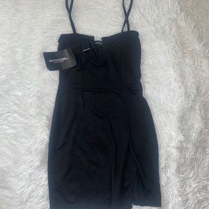 pretty little thing dress with slit